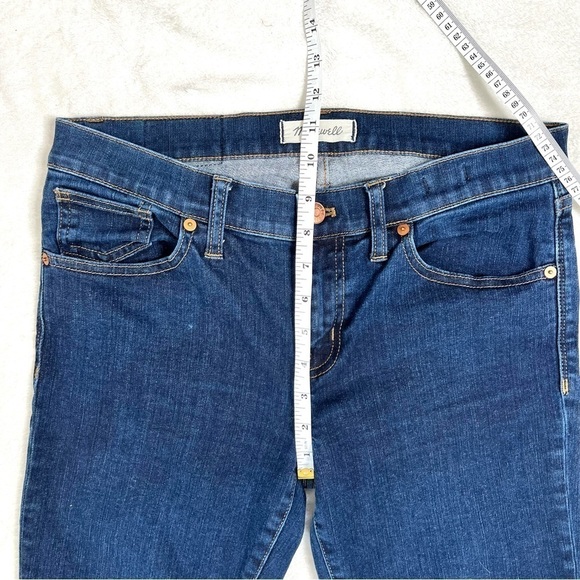 Madewell Dark Wash Skinny High Waisted Ankle Denim Jeans Size 29 - Picture 13 of 16